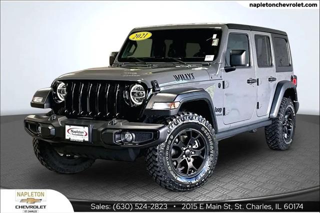 2021 Jeep Wrangler Willys 4x4 for sale in St. Charles, IL