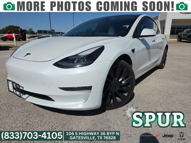 2021 Tesla Model 3 Performance Dual Motor All-Wheel Drive for sale in Gatesville, TX