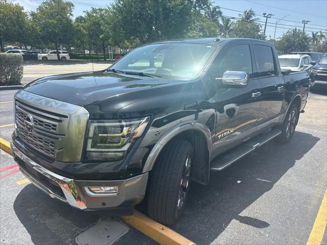 2021 Nissan Titan Crew Cab Platinum Reserve 4x4 for sale in Pompano Beach, FL