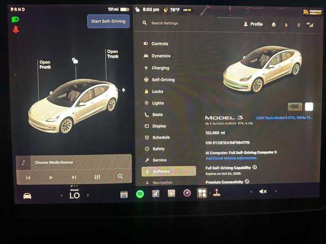 2021 Tesla Model 3 Standard Range Plus Rear-Wheel Drive