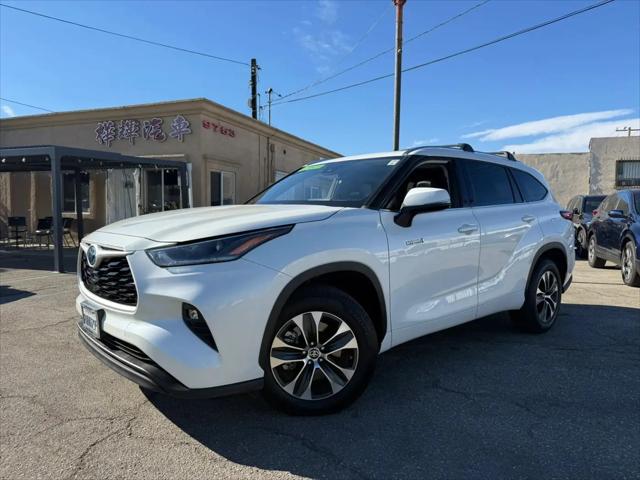 2021 Toyota Highlander Hybrid XLE for sale in EL MONTE, CA