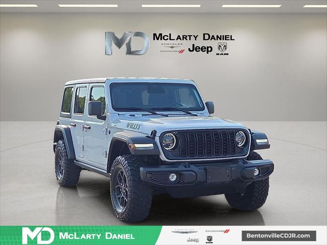 2025 Jeep Wrangler 4-Door Willys 4x4 for sale in Bentonville, AR