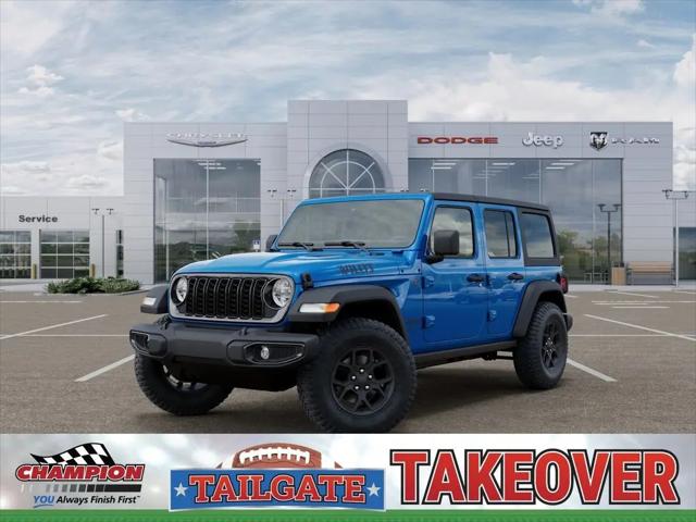 2026 Jeep Wrangler 4-Door Willys 4x4 for sale in Lansing, MI