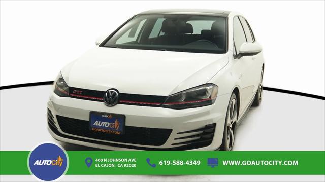2016 Volkswagen Golf GTI Autobahn w/Performance Package 4-Door for sale in El Cajon, CA