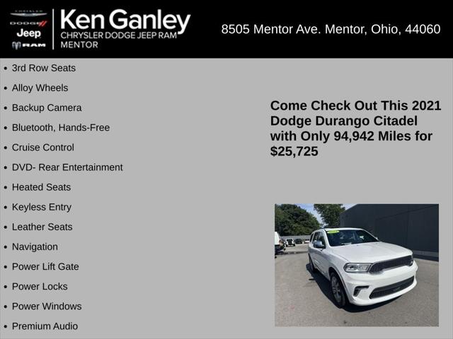 2021 Dodge Durango Citadel AWD