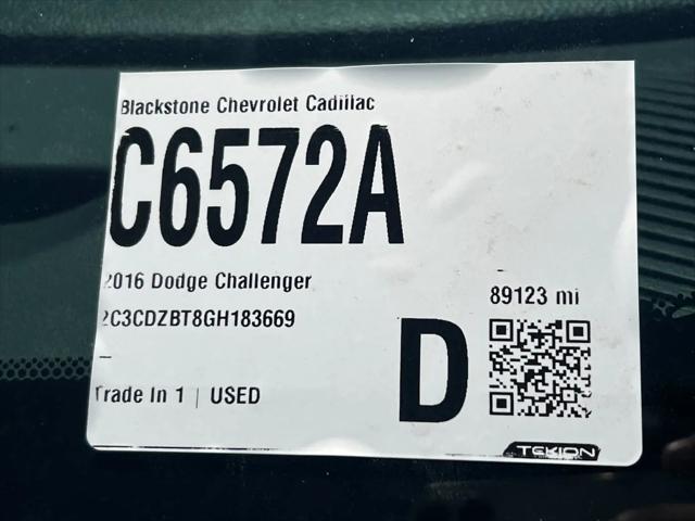 2016 Dodge Challenger R/T