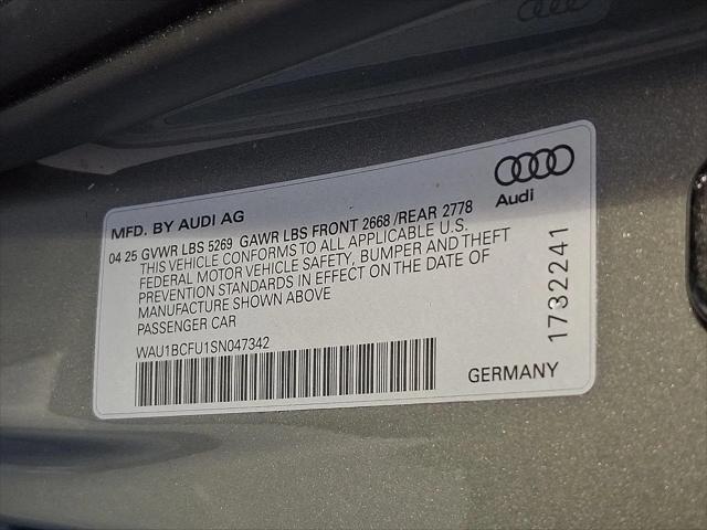 2025 Audi A5 Premium TFSI quattro S tronic