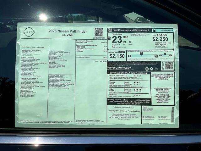 2026 Nissan Pathfinder SL