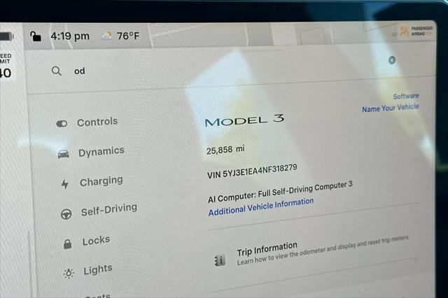 2022 Tesla Model 3 Rear-Wheel Drive