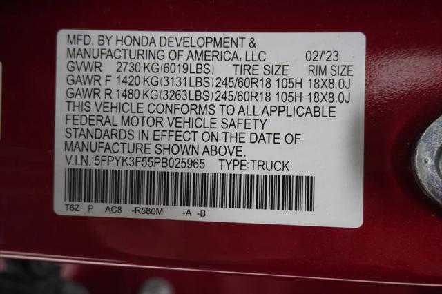 2023 Honda Ridgeline RTL