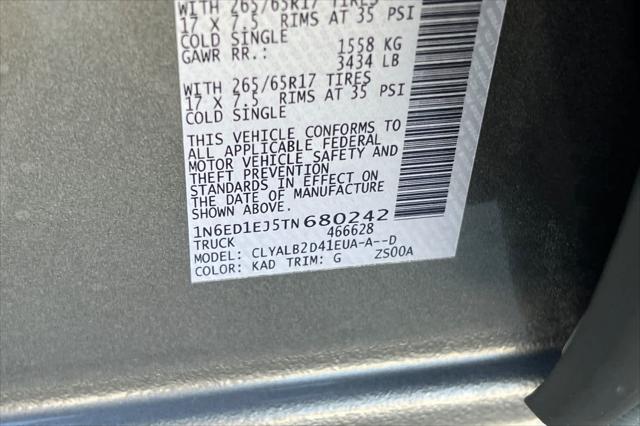 2026 Nissan Frontier Crew Cab SV 4x2