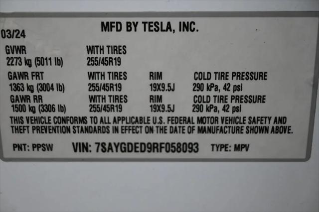 2024 Tesla Model Y Long Range Single Motor Rear-Wheel Drive