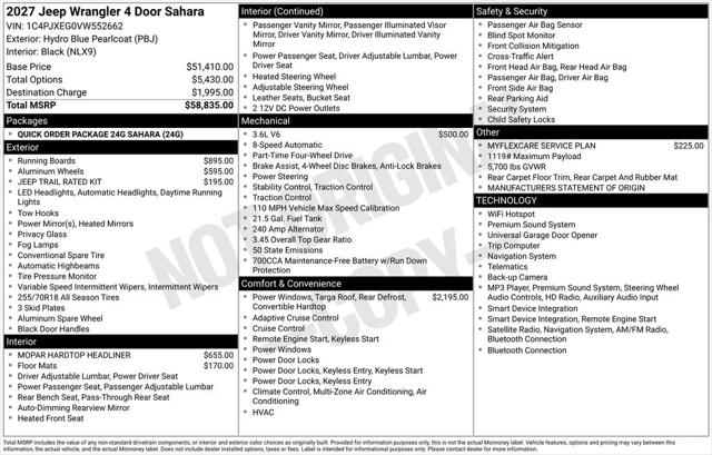 2027 Jeep Wrangler Sahara 2027 Jeep Wrangler Sahara