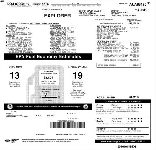 2010 Ford Explorer Eddie Bauer 2010 Ford Explorer Eddie Bauer