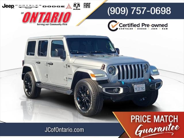 2023 Jeep Wrangler 4xe Sahara 4x4 for sale in Ontario, CA