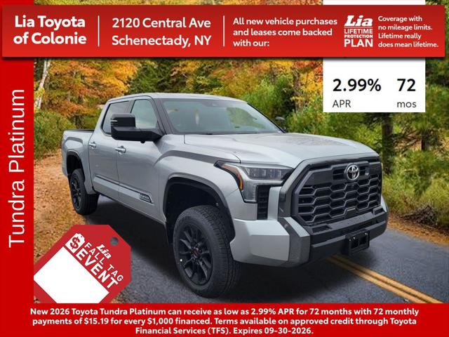 2026 Toyota Tundra Platinum CrewMax 5.5 Bed for sale in Schenectady, NY