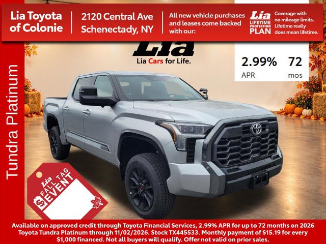 2026 Toyota Tundra Platinum CrewMax 5.5 Bed for sale in Schenectady, NY