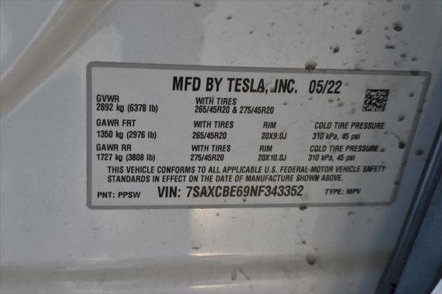 2022 Tesla Model X Plaid Tri Motor All-Wheel Drive