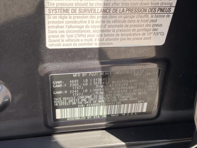 2011 Subaru Outback 3.6R Limited