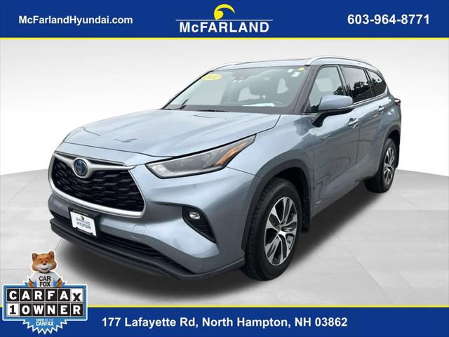 2021 Toyota Highlander Hybrid XLE for sale in North Hampton, NH