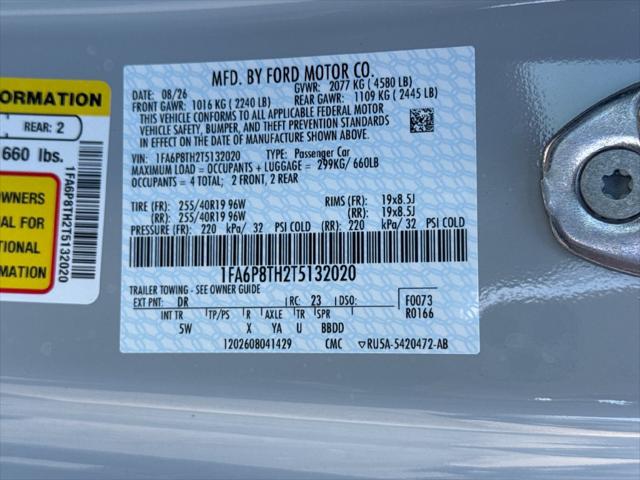 2026 Ford Mustang EcoBoost Premium Fastback