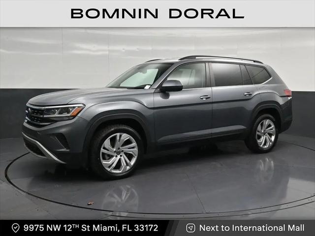 2021 Volkswagen Atlas 3.6L V6 SE w/Technology for sale in Miami, FL