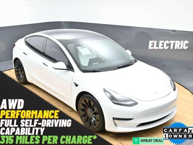 2022 Tesla Model 3 Performance Dual Motor All-Wheel Drive for sale in Trooper, PA