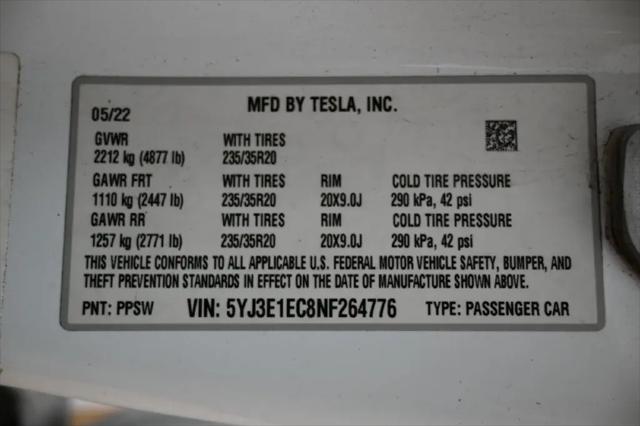 2022 Tesla Model 3 Performance Dual Motor All-Wheel Drive