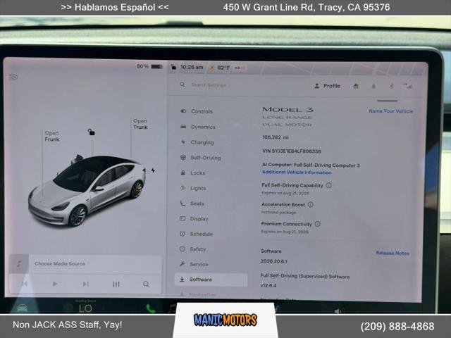 2020 Tesla Model 3 Long Range Dual Motor All-Wheel Drive