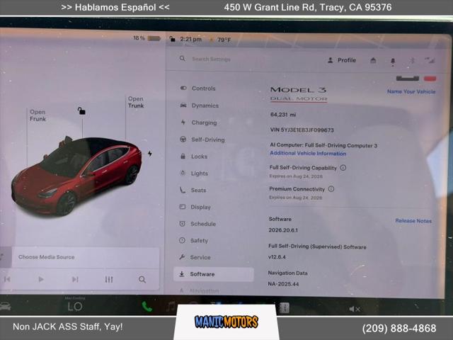 2018 Tesla Model 3 Performance