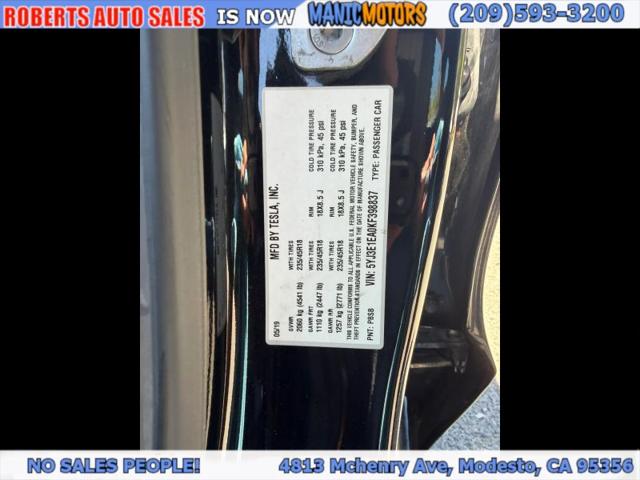 2019 Tesla Model 3 Standard Range Plus