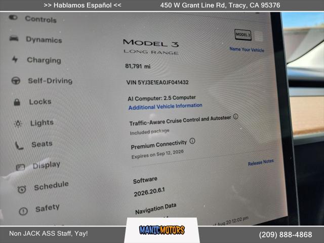 2018 Tesla Model 3 Long Range
