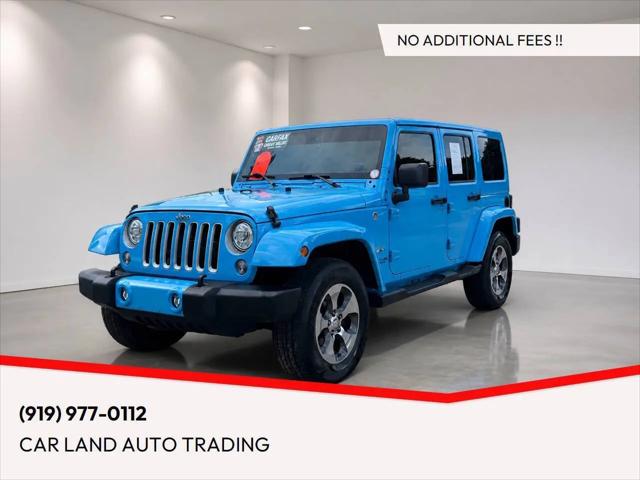 2017 Jeep Wrangler Unlimited Sahara 4x4 for sale in RALEIGH, NC