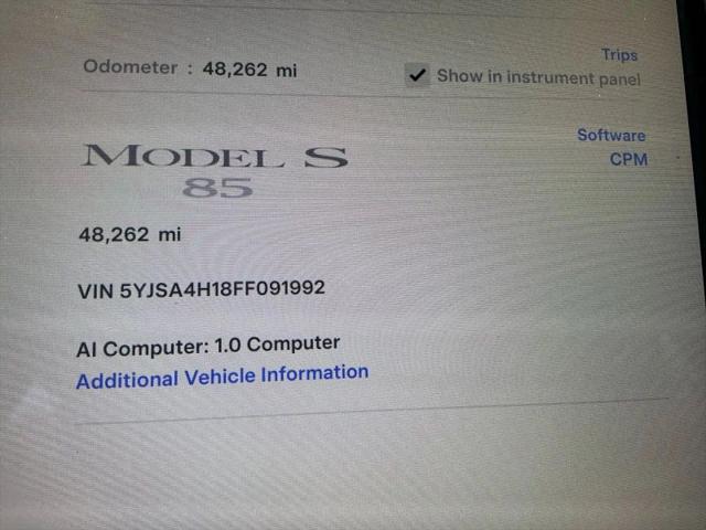 2015 Tesla Model S 85