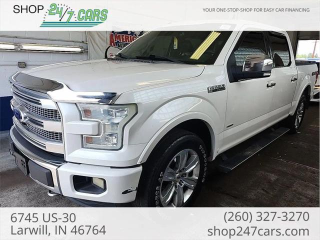 2015 Ford F-150 Platinum for sale in Larwill, IN