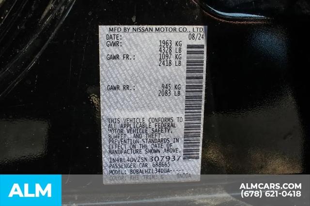 2025 Nissan Altima SV FWD