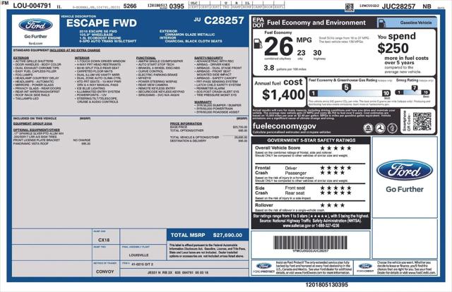 2018 Ford Escape SE for sale in Schaumburg, IL