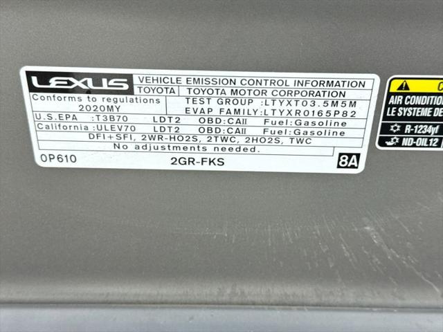 2020 Lexus RX 350 F SPORT Performance