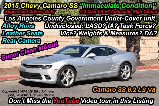 2015 Chevrolet Camaro 2SS for sale in Riverside, CA