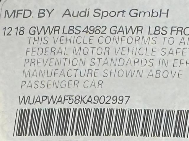 2019 Audi RS5 2.9T
