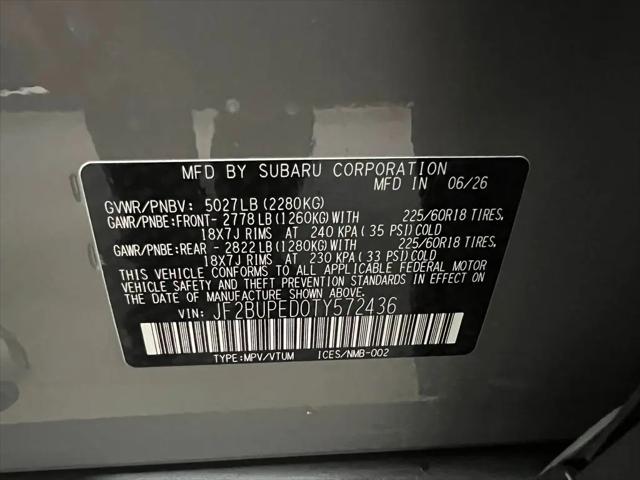 2026 Subaru Outback Touring