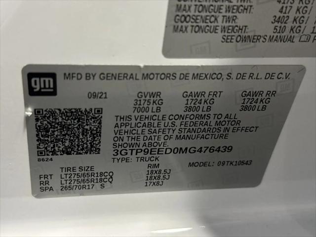 2021 GMC Sierra 1500 4WD Crew Cab Short Box AT4