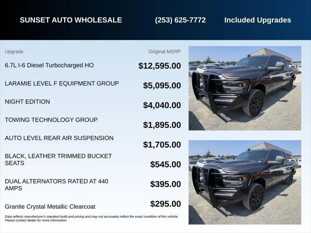 2023 Ram 3500 Laramie Crew Cab 4x4 64 Box
