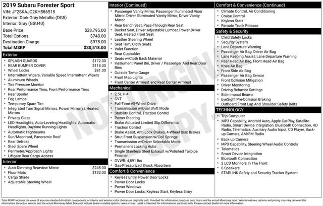 2019 Subaru Forester Sport for sale in Fargo, ND