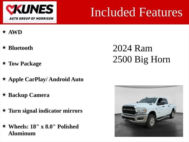 2024 Ram 2500 Big Horn Crew Cab 4x4 64 Box
