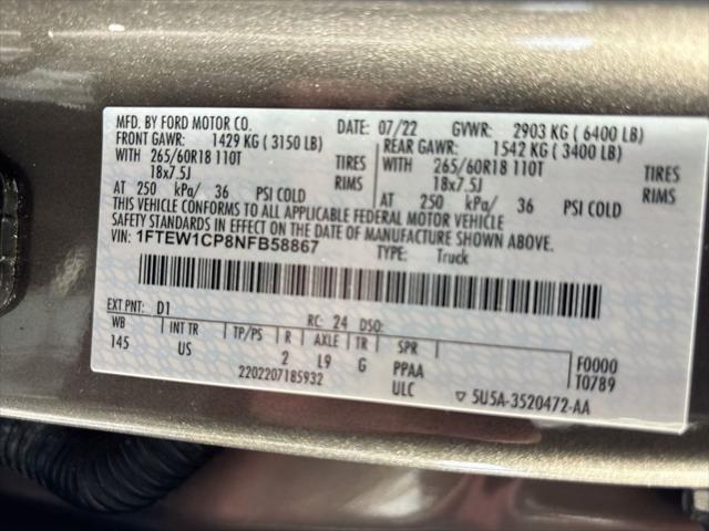 Used 2022 Ford F-150 XLT For Sale in Olive Branch, MS