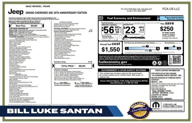 2023 Jeep Grand Cherokee 30th Anniversary for sale in Gilbert, AZ