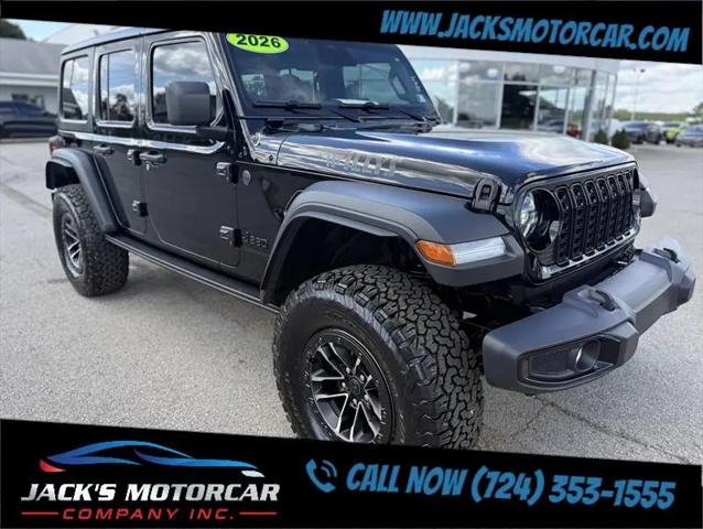 2026 Jeep Wrangler 4-Door Willys 4x4 for sale in Sarver, PA