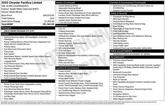 2025 Chrysler Pacifica Limited for sale in Ozark, MO