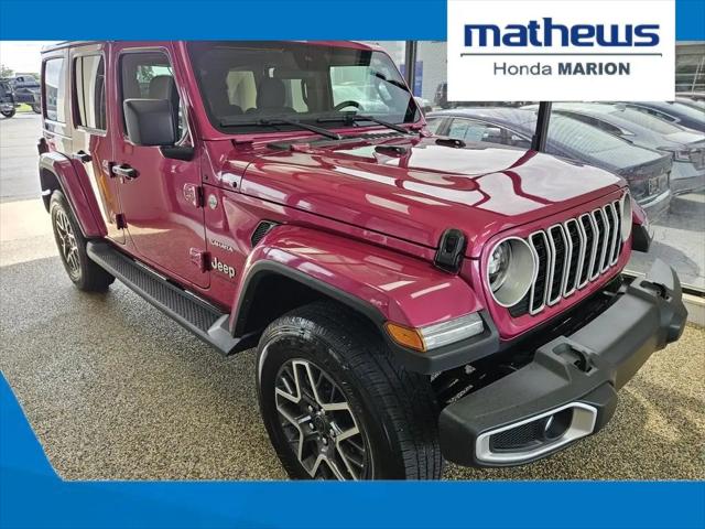 2024 Jeep Wrangler 4-Door Sahara 4x4 for sale in Marion, OH